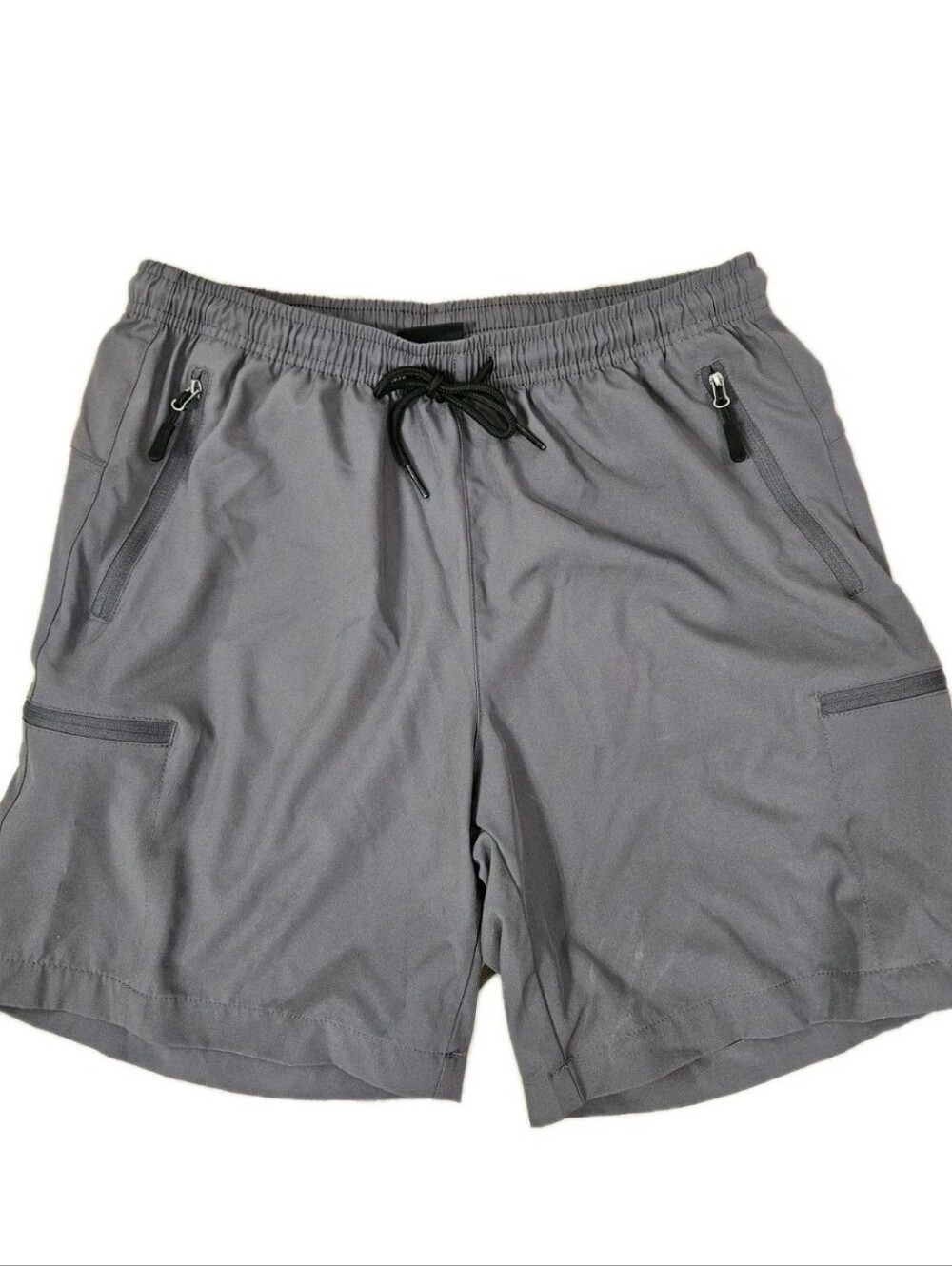 Santiny Women's Quick Dry Gray Athletic Shorts Size Medium